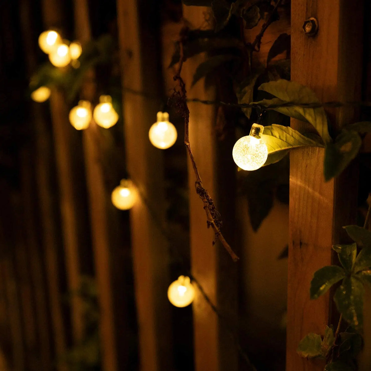 Solar String Lights Outdoor 200 Led Crystal Globe