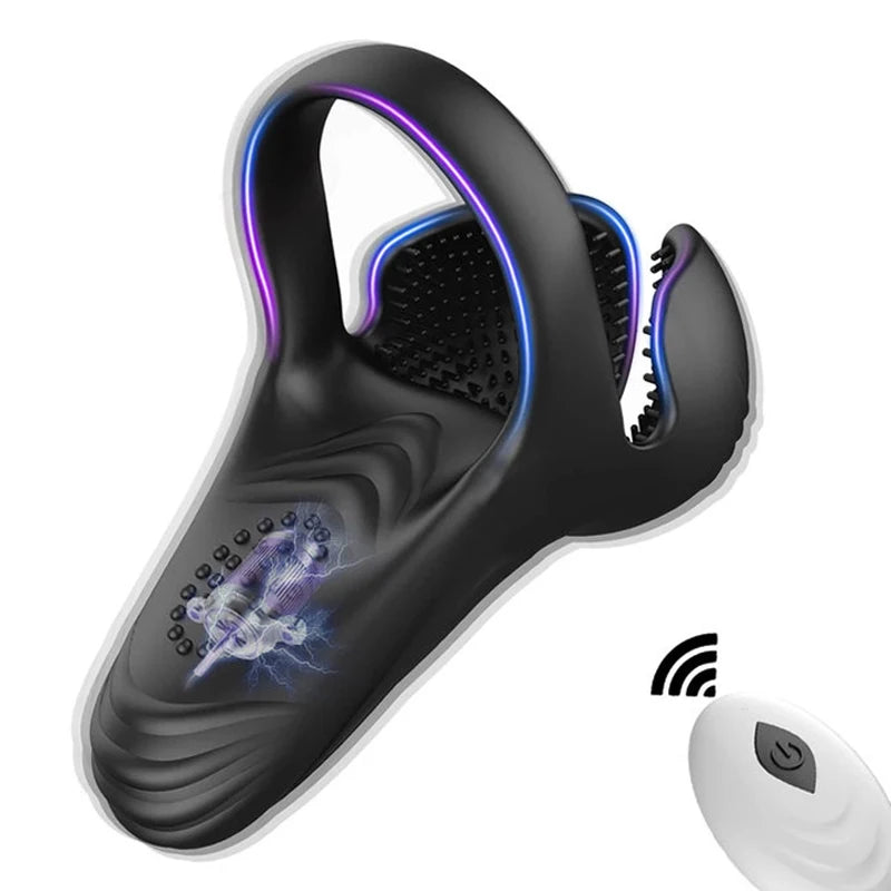 Remote-Control Vibrating Penis Ring