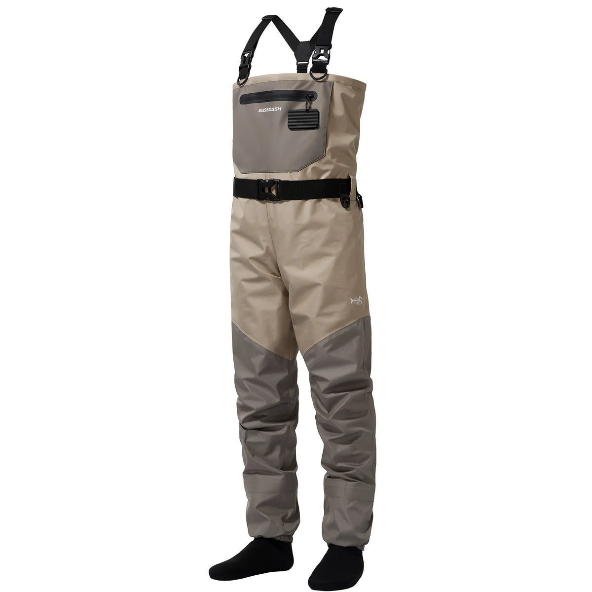 Men’s Fishing Waders  Breathable Polyester Chest Waders