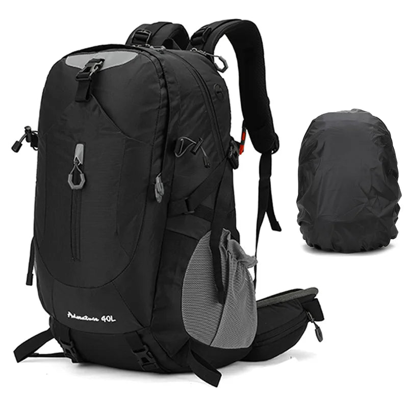 MOZHI External Frame Hiking Backpack with Rain Cover