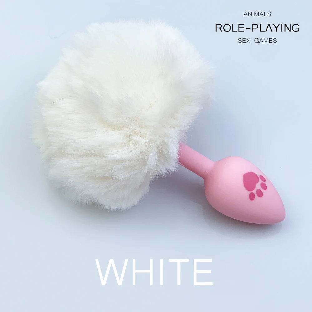 Rabbit Tail Anal Plug