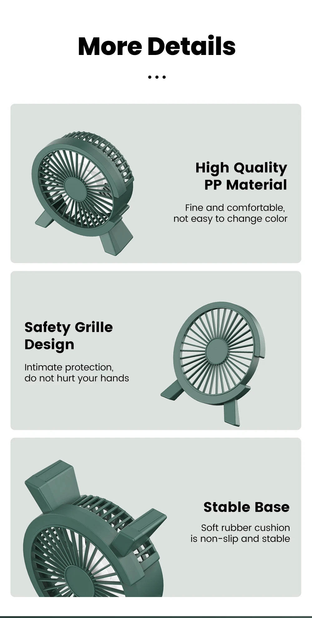 Mini USB Desk Fan