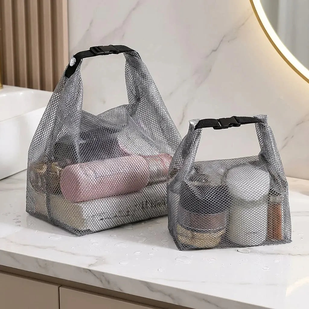 Tote Transparent Water-proof Cosmetics Bag Fashion Travel Portable Large Capacity Toiletries Pouch Trendy Women Clear Wash Bag