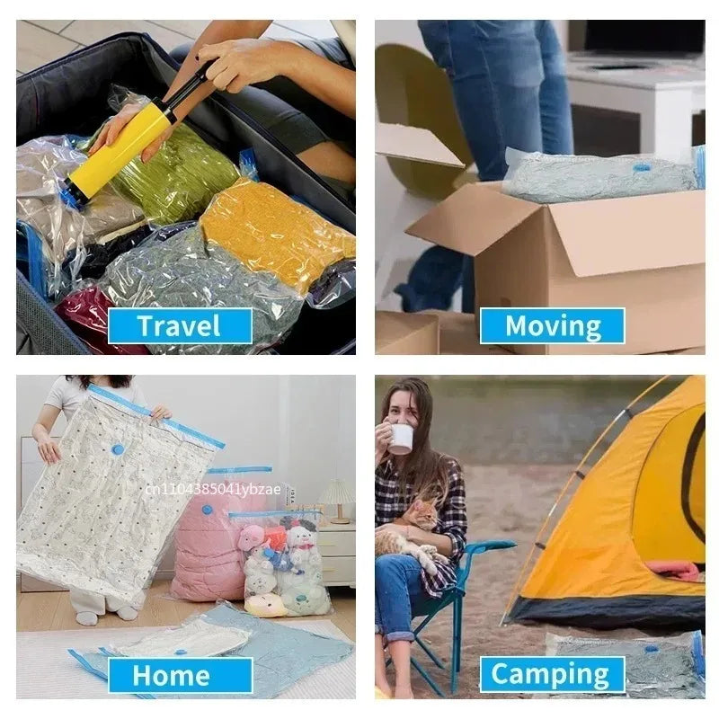 1-10pcs Thickened Vacuum Compression Bag