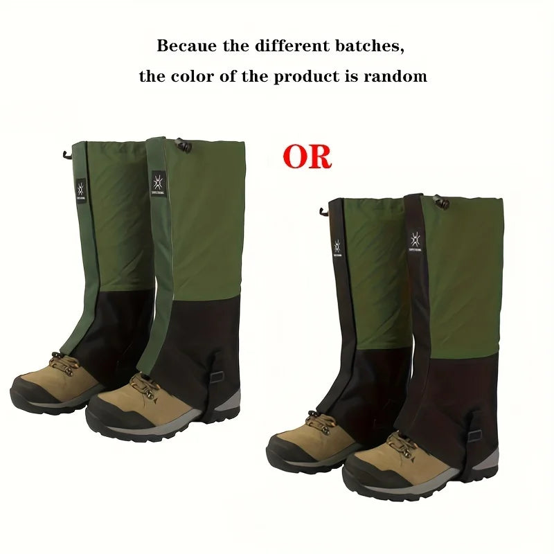 Waterproof Leg Gaiters – Snow & Hiking Protection, Pairs