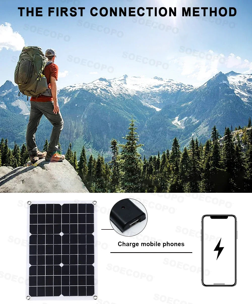 Off-Grid Solar Power Kit with Inverter