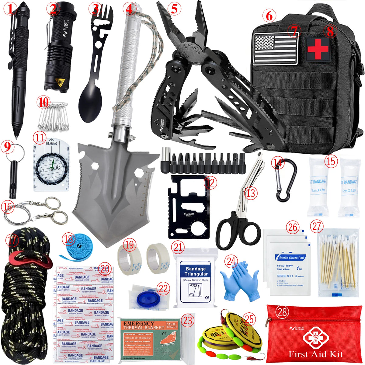 Car & Outdoor First Aid Kit