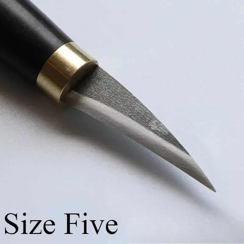 12-Piece Wood Carving Knife Set – Wooden Handle Tools