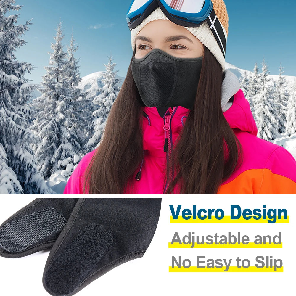 Thermal Fleece Face Mask for Cycling & Winter Sports