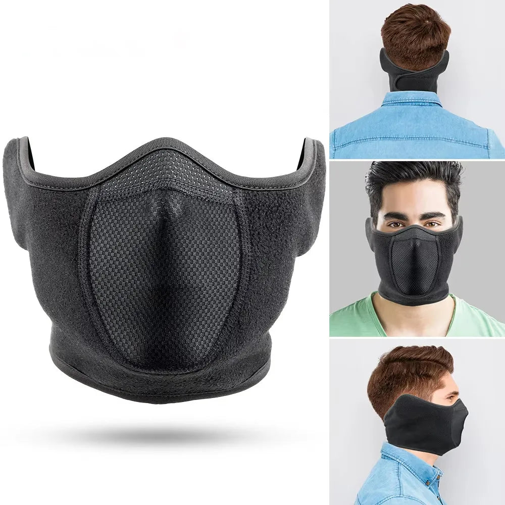Thermal Fleece Face Mask for Cycling & Winter Sports
