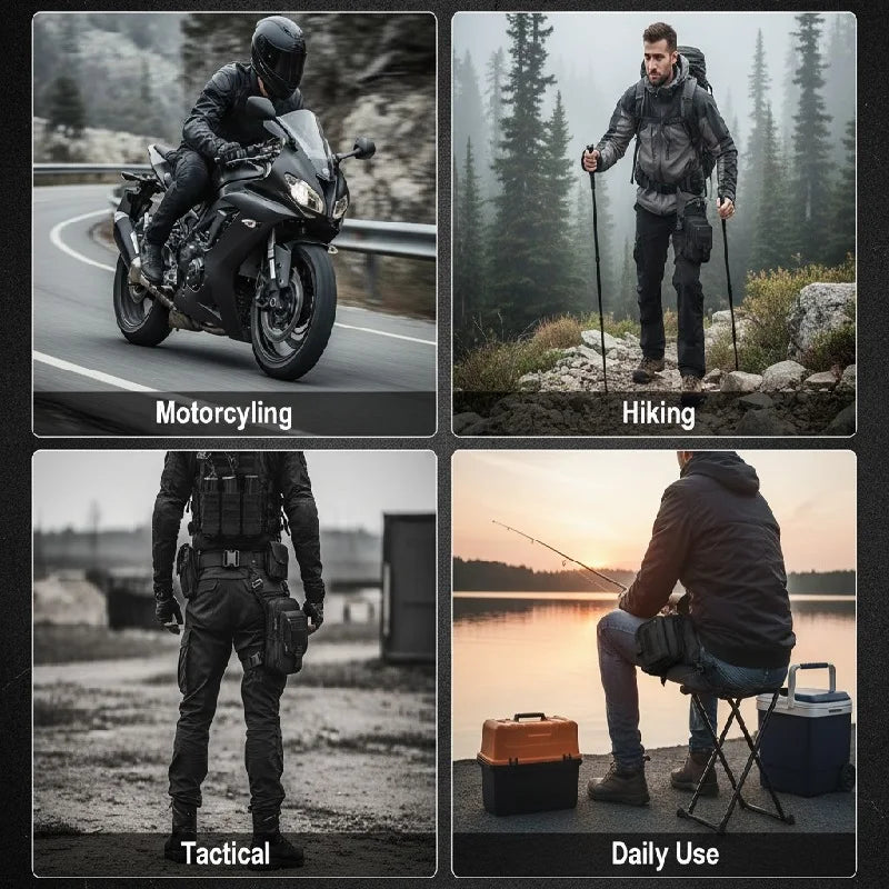 Waterproof Tactical Motorcycle Thigh Bag