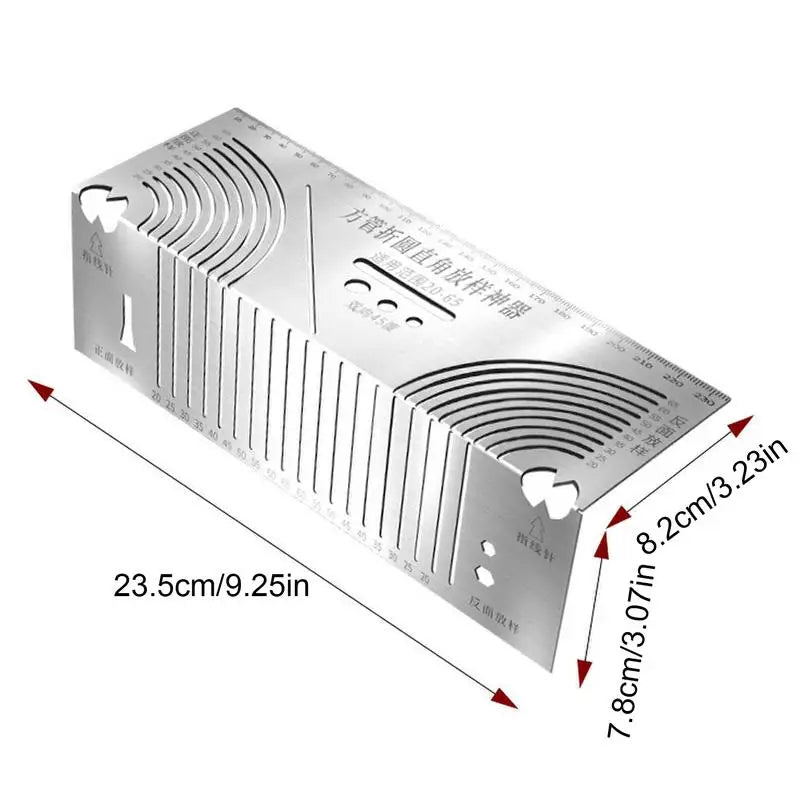 Stainless Steel Angle & Arc Marking Tool – 23.5cm