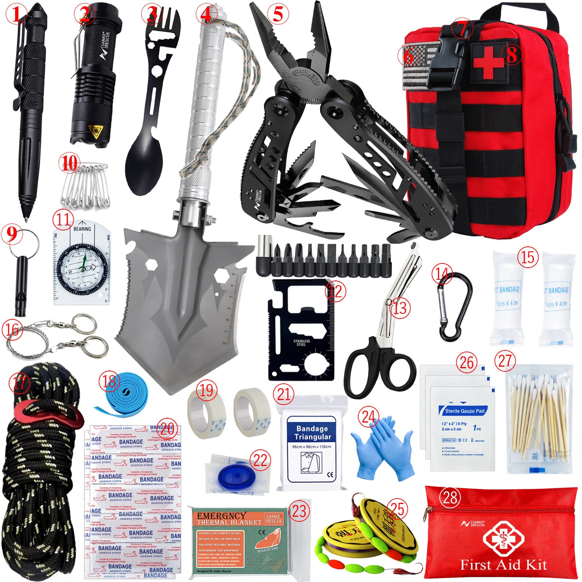 Car & Outdoor First Aid Kit