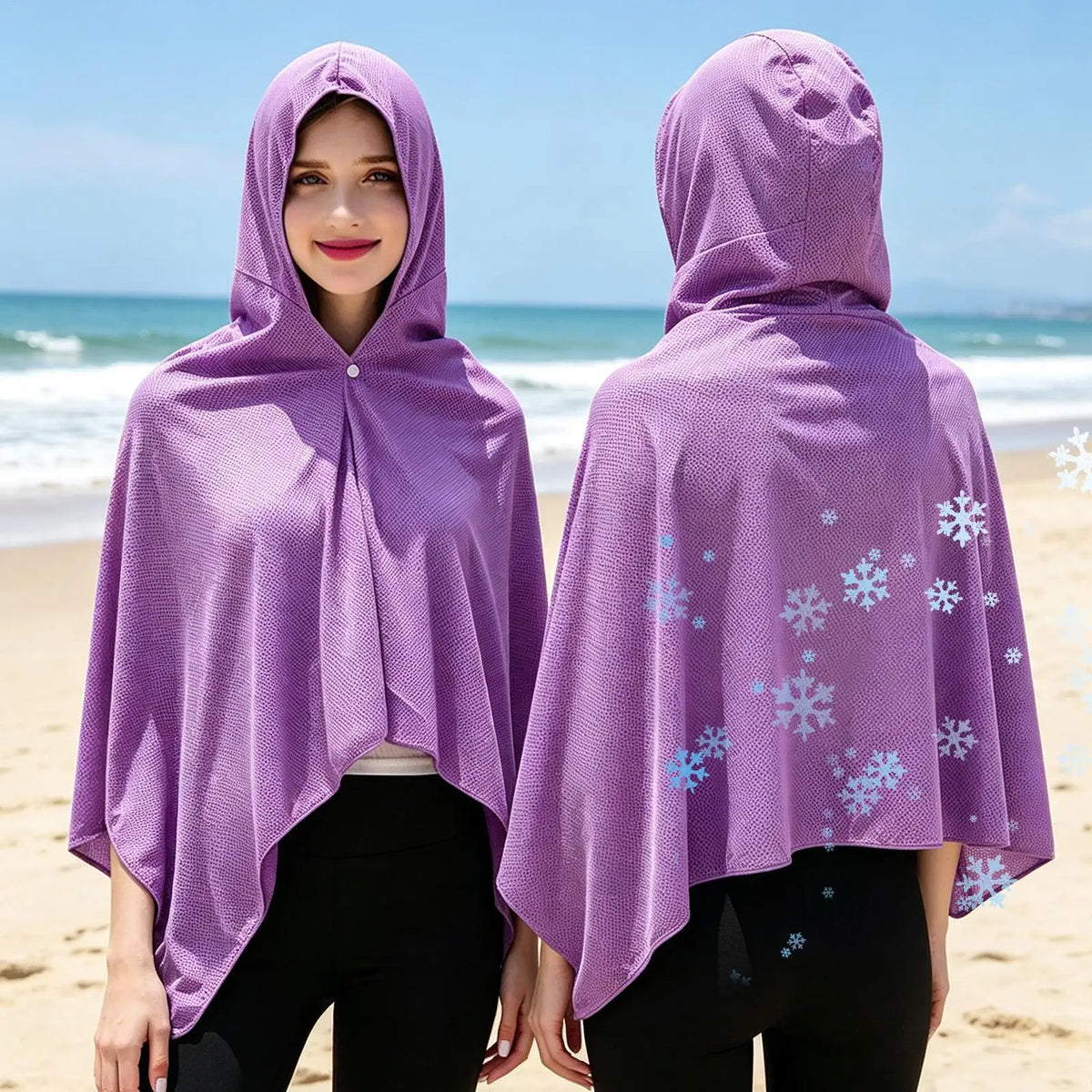 Evaporative Cooling Hoodie Towel