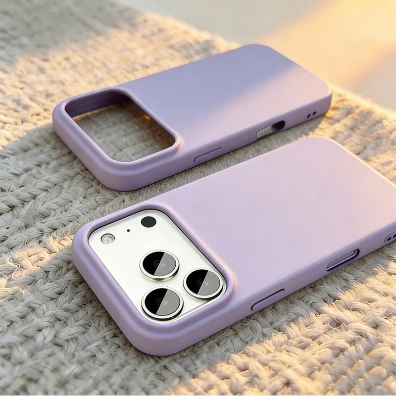 Full-Coverage Silicone Phone Case – Shockproof Matte Protective Cover