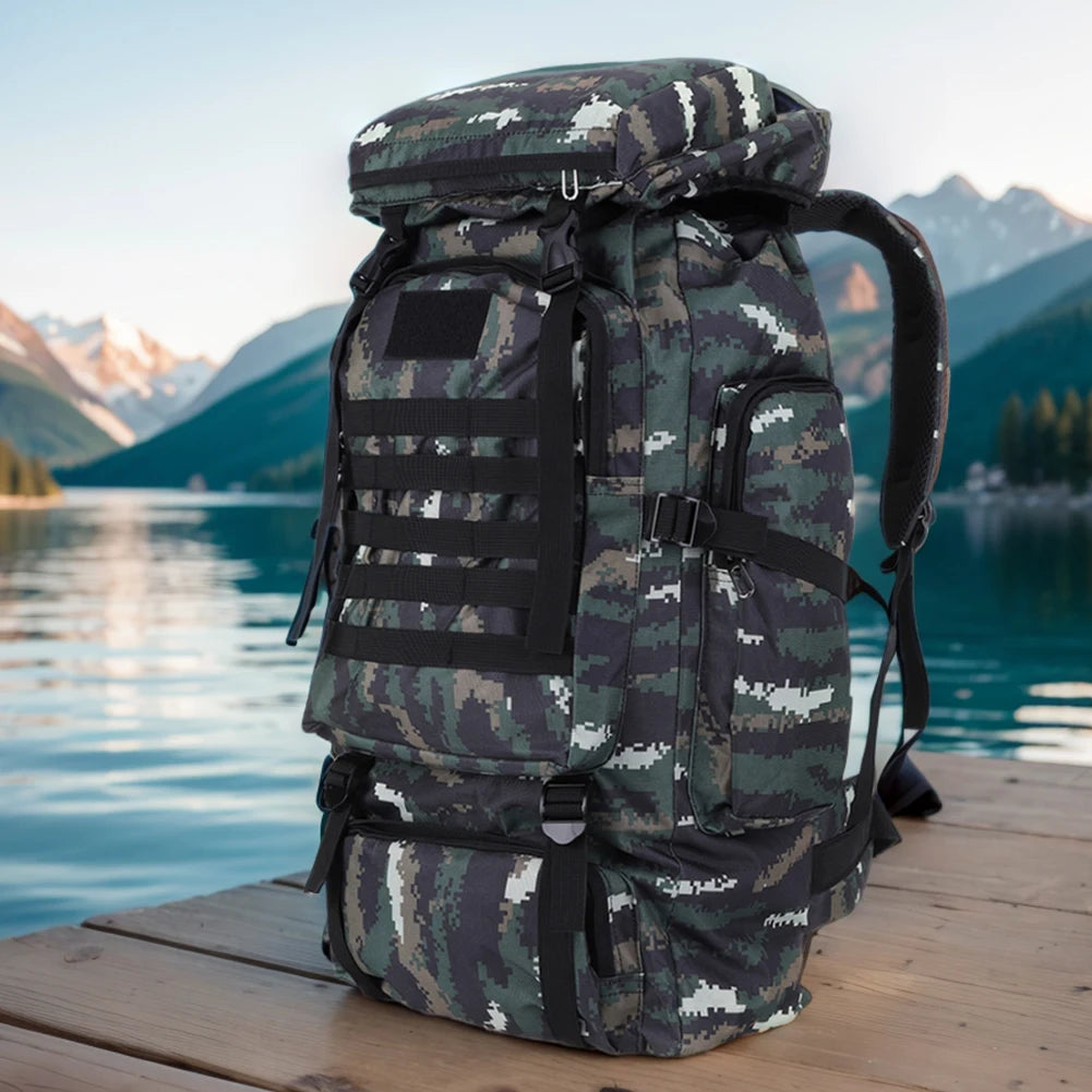 80L Hiking Backpack Mountaineering Bag