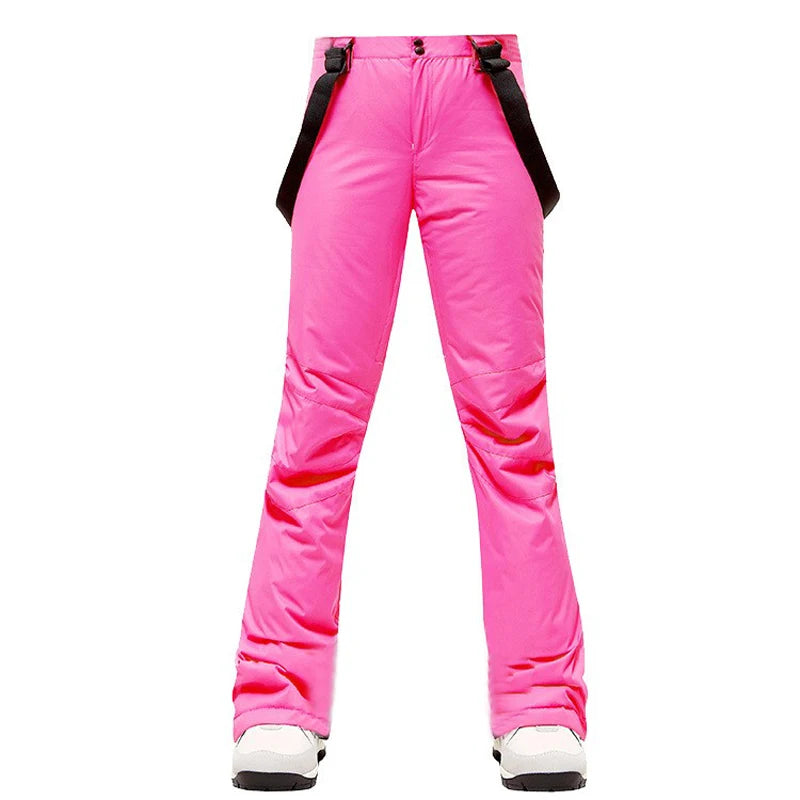 Women's Ski Pants Windproof Waterproof Trousers