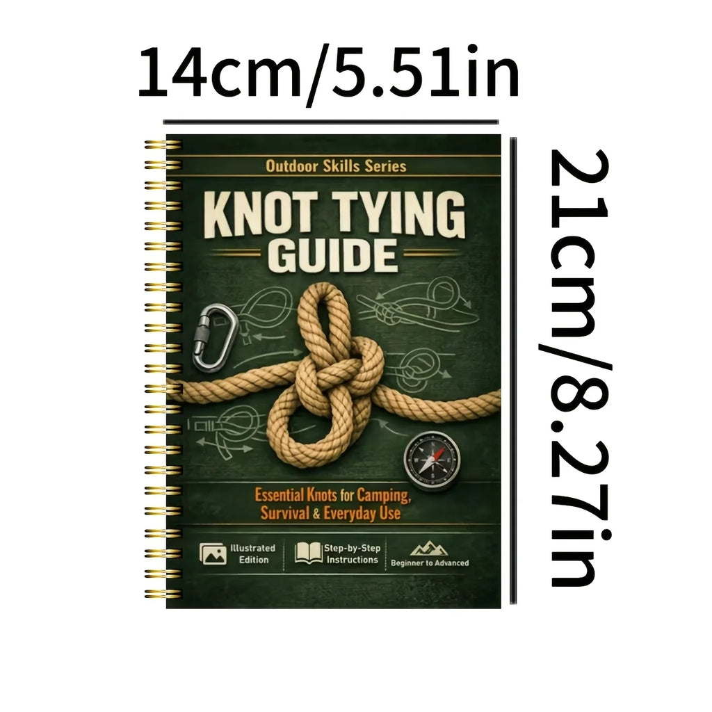 Illustrated Complete Knot Guide for Camping Hiking Daily Survival Home