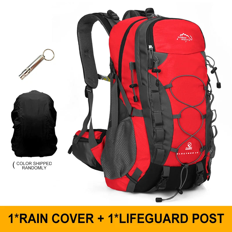 45L Hiking & Camping Backpack with Rain Cover