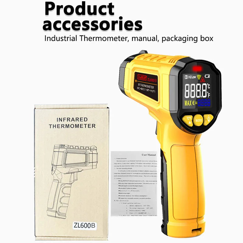 ZL600A Digital Infrared Laser Thermometer