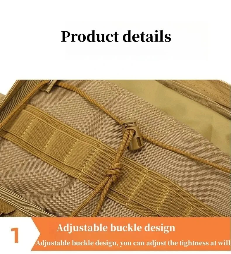 Large Tactical Outdoor Hiking & Camping Bag