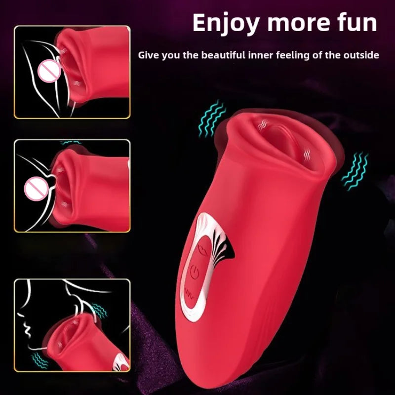 Soft Silicone Sucking Vibrator