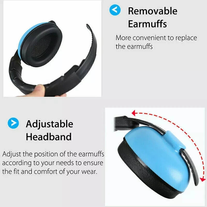 Baby Noise-Reducing Ear Protection Earmuffs