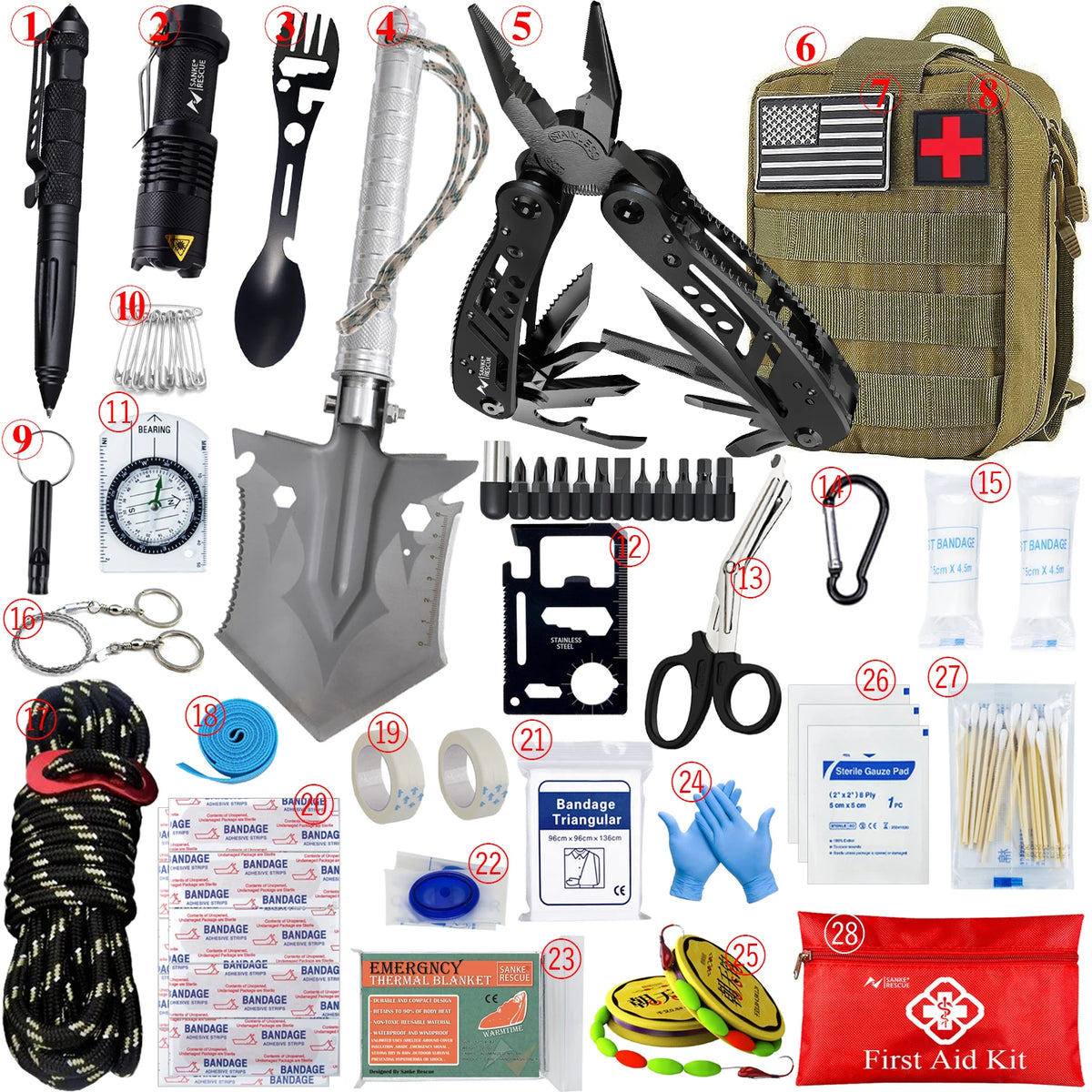 Car & Outdoor First Aid Kit