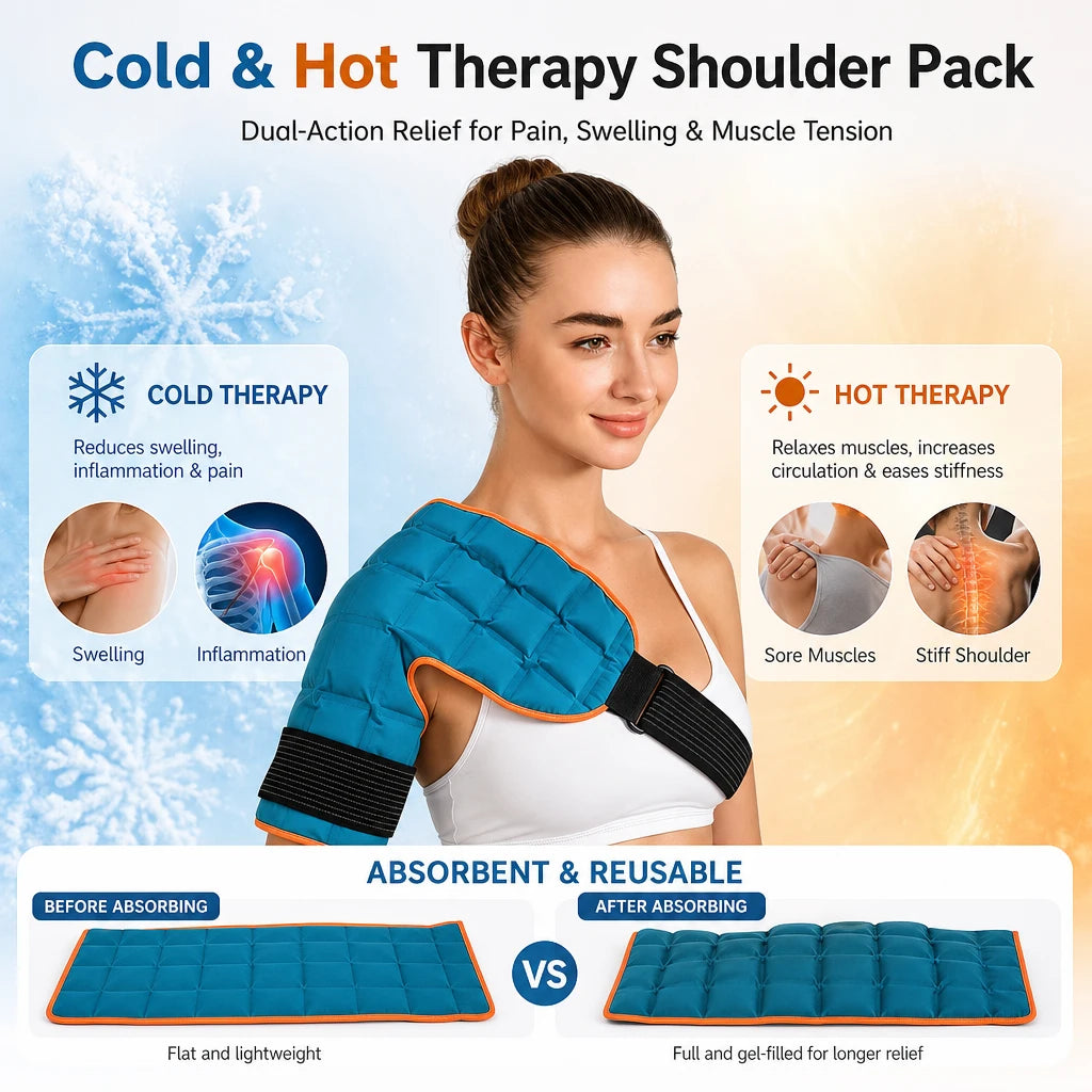 Self-Absorbing Hot & Cold Shoulder Ice Pack