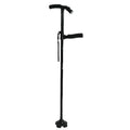 Folding Adjustable Walking Stick with Flashlight
