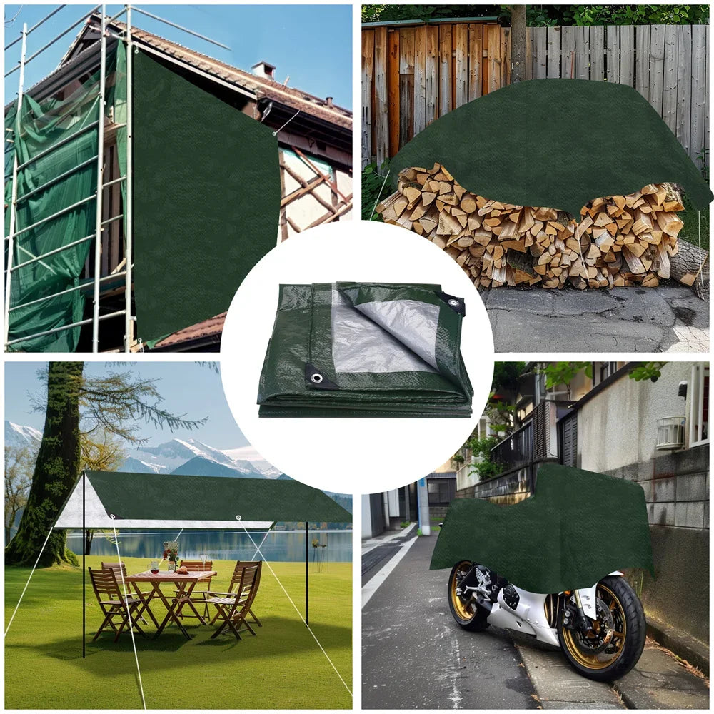Heavy Duty Tarp Cover Waterproof Tarpaulin UV