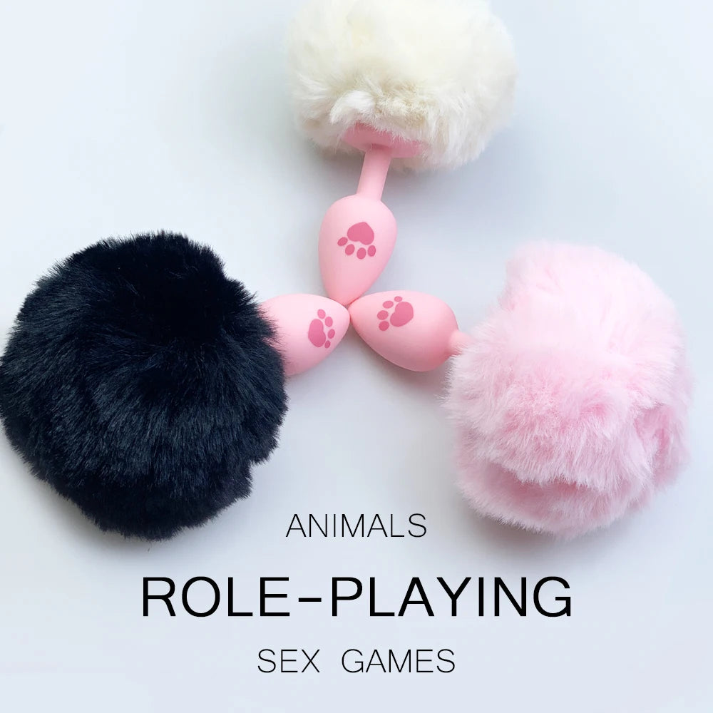 Rabbit Tail Anal Plug