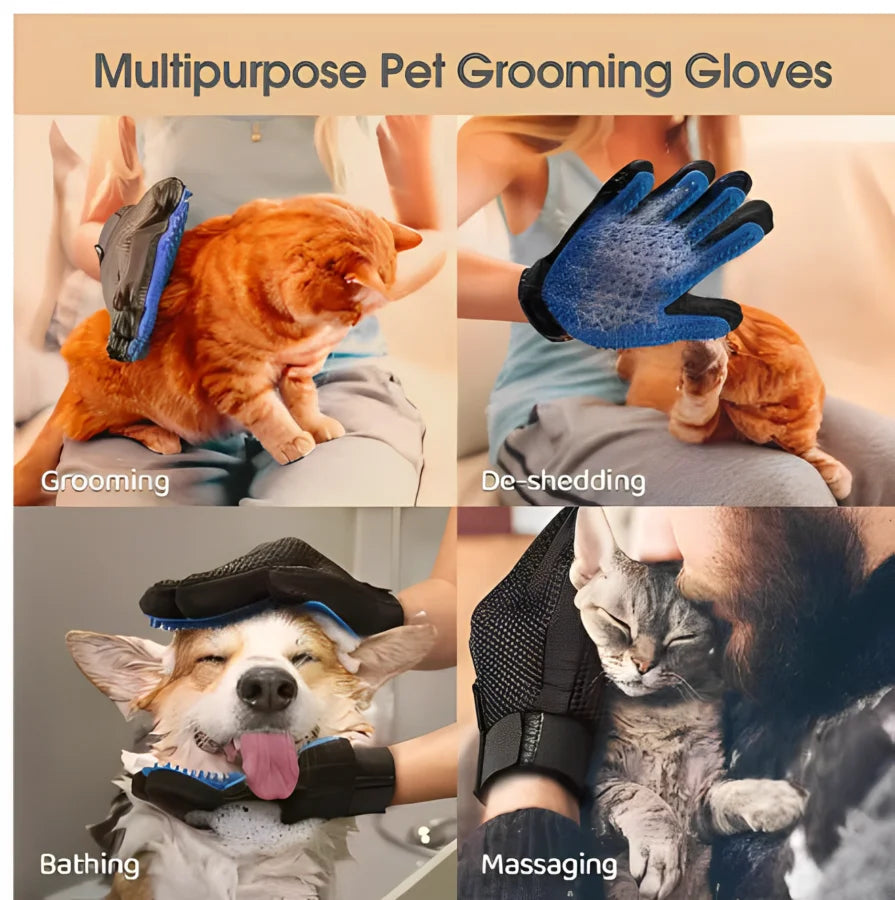 Pet Hair Glove Comb Grooming