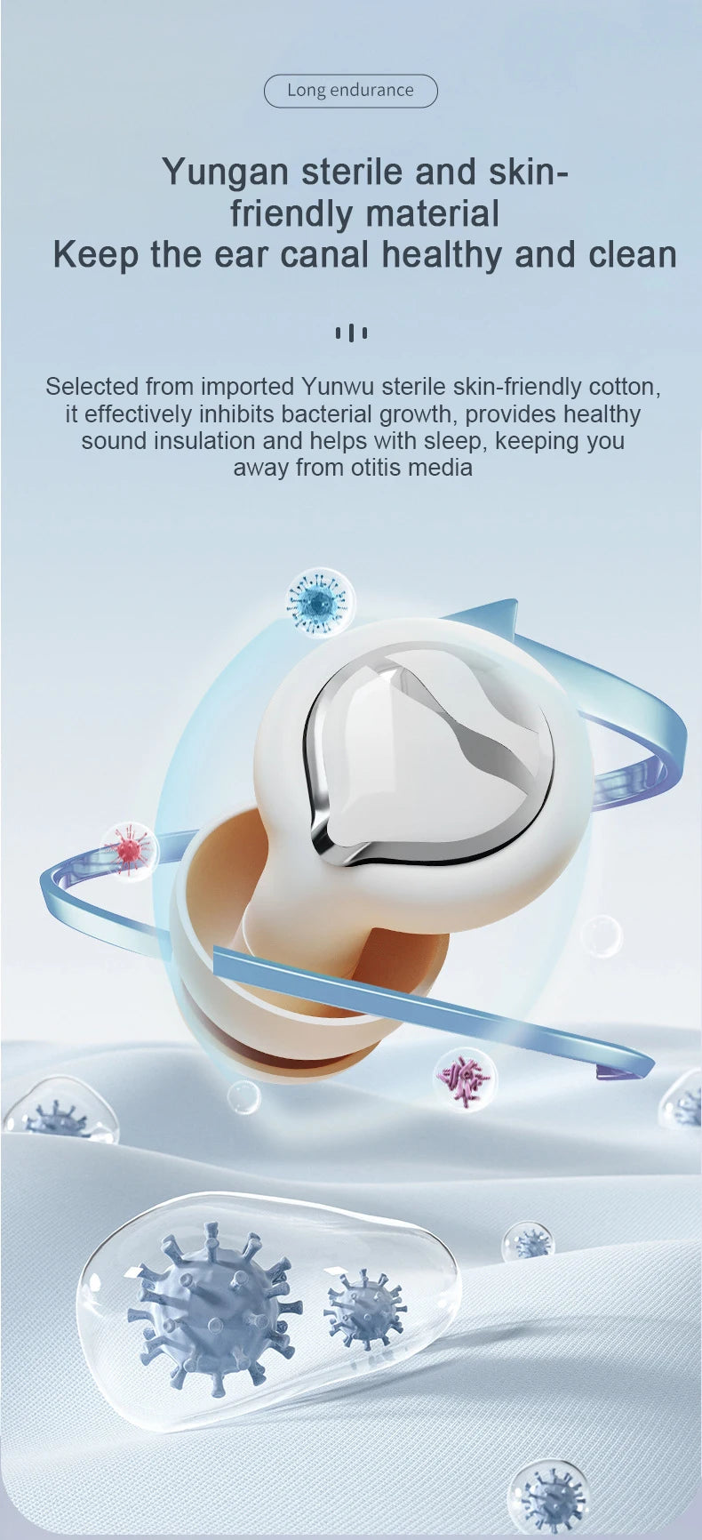 Silicone Noise-Reducing Earplugs