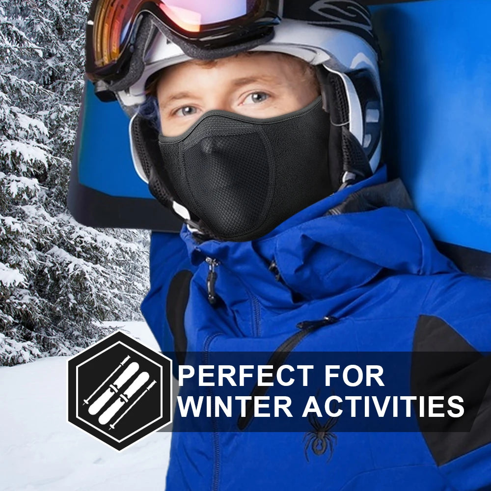 Thermal Fleece Face Mask for Cycling & Winter Sports
