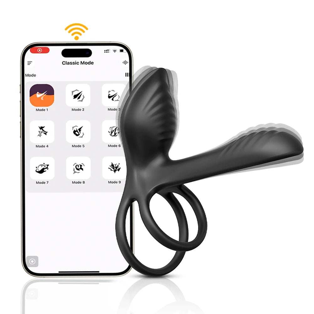 Remote-Control Vibrating Penis Ring