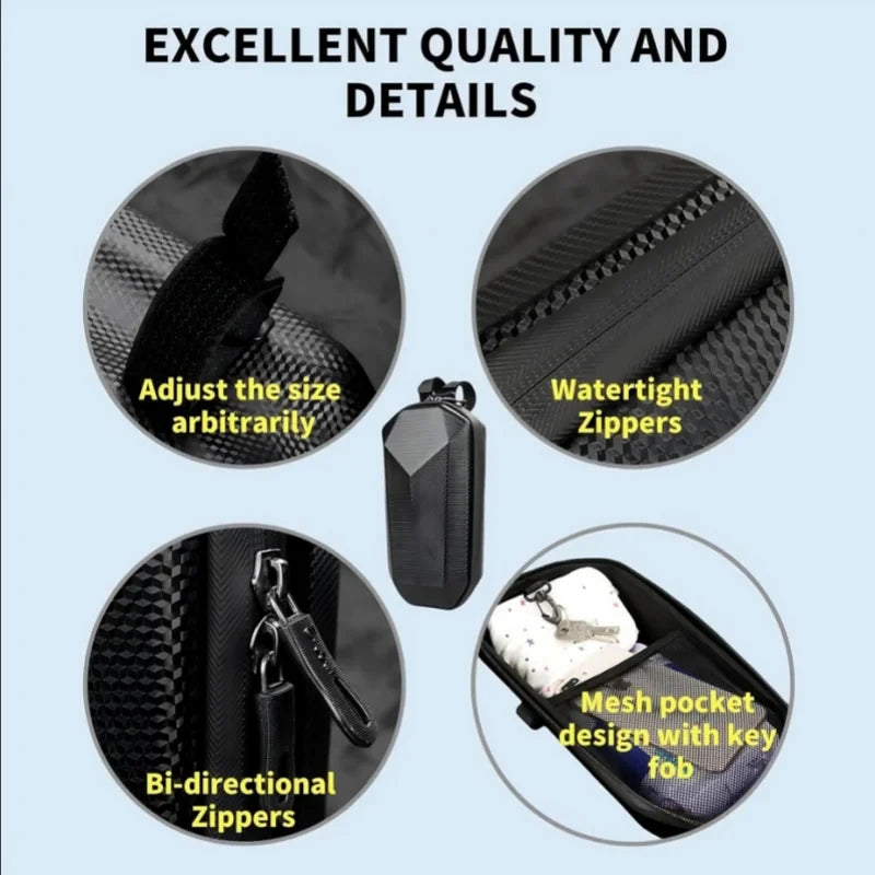 Hard Shell Bicycle Handlebar Bag Rainproof Storage