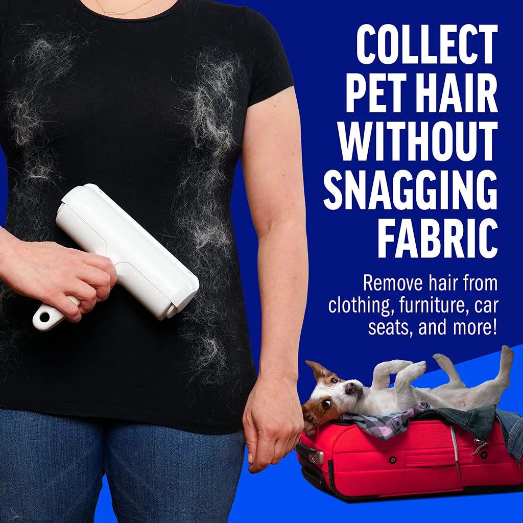 Reusable Pet Hair Remover Roller – Lint & Fur Cleaner