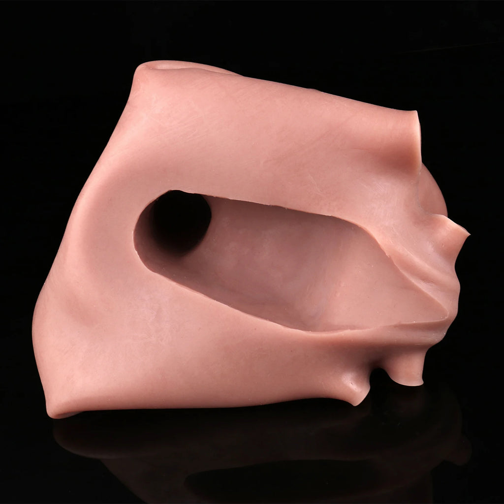 Realistic Silicone Hollow Dildo Pants