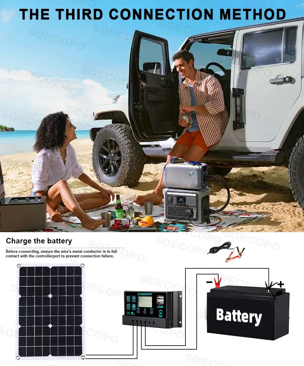 Off-Grid Solar Power Kit with Inverter