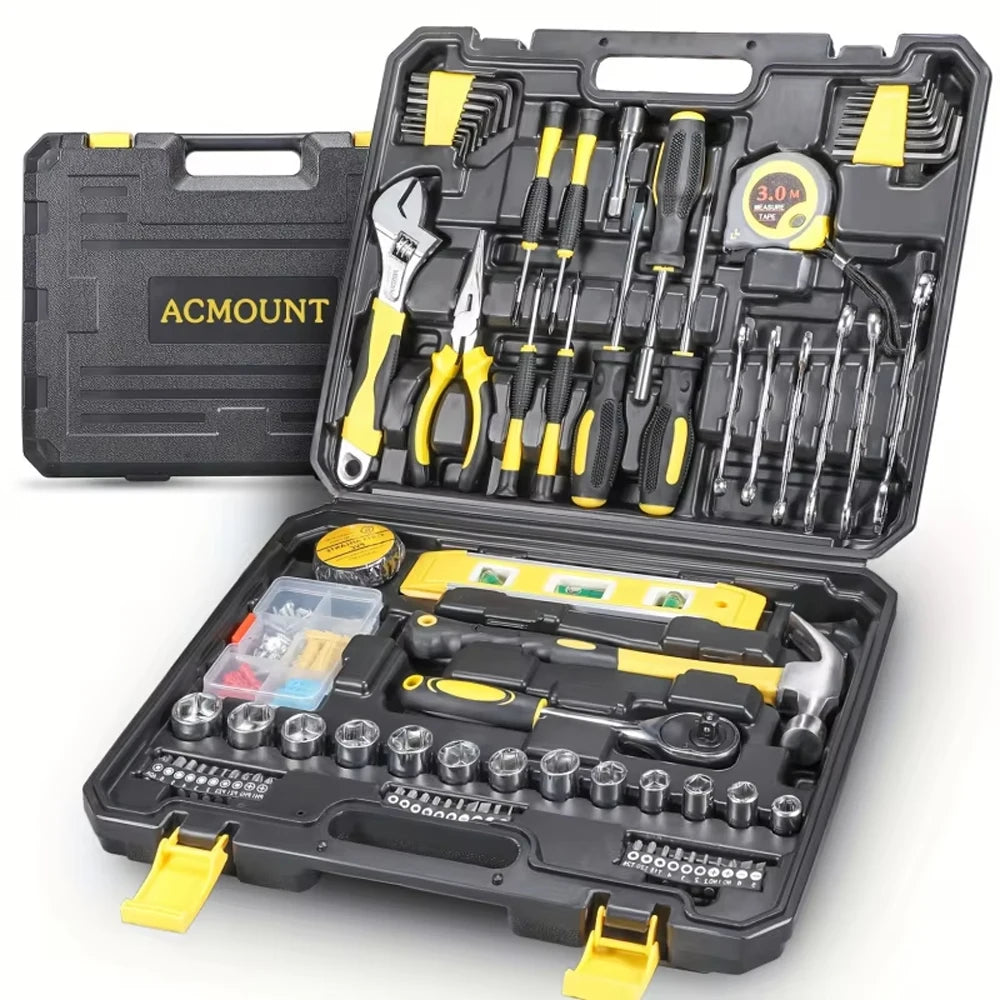 108-Piece Home DIY Tool Kit – Household Repair & Maintenance Set