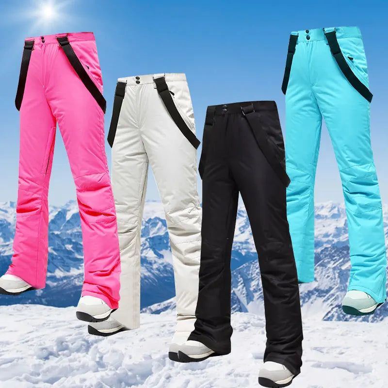 Women's Ski Pants Windproof Waterproof Trousers