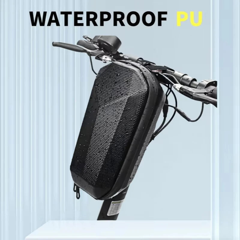 Hard Shell Bicycle Handlebar Bag Rainproof Storage