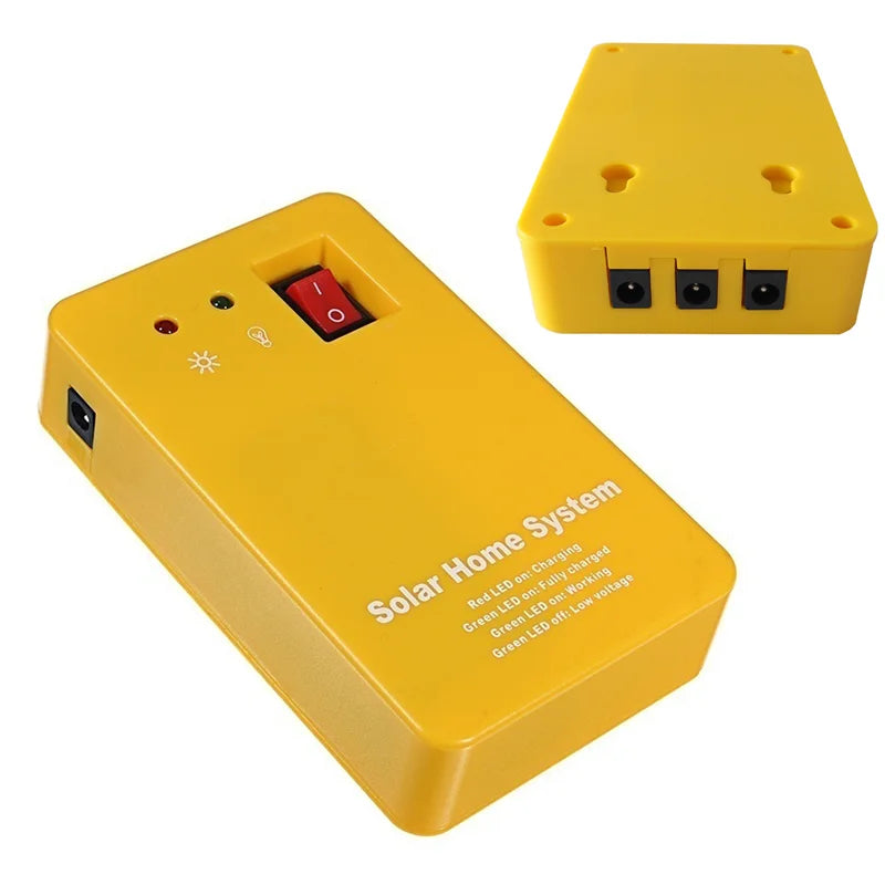 Solar Lighting Kit with 3 LED Bulbs