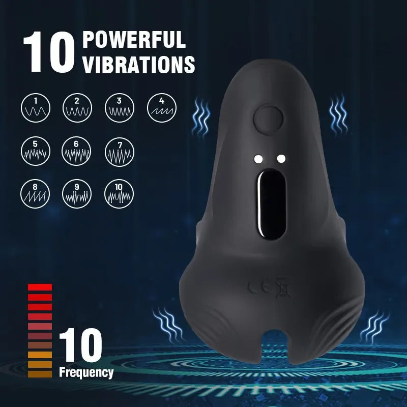 Remote-Control Vibrating Penis Ring