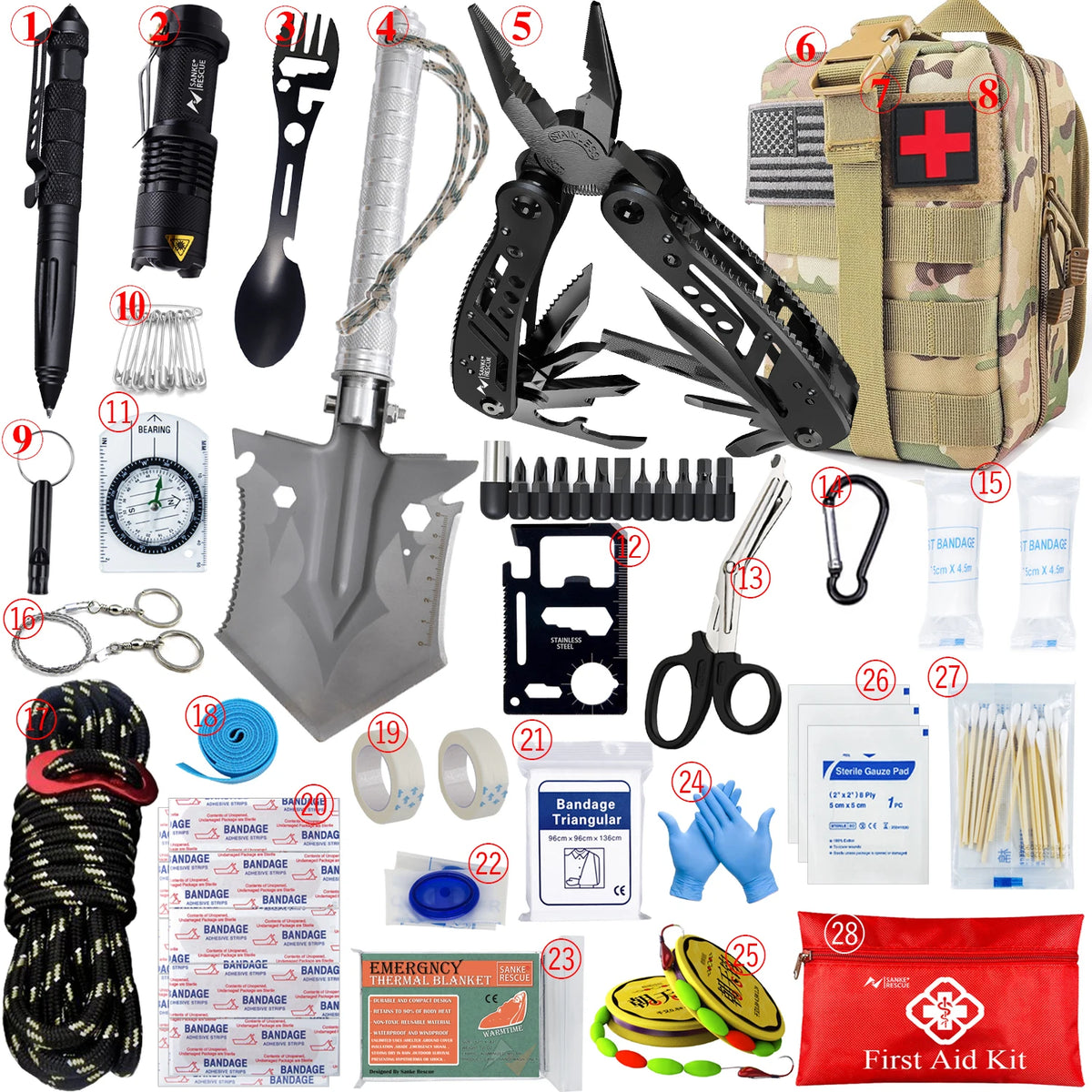 Car & Outdoor First Aid Kit
