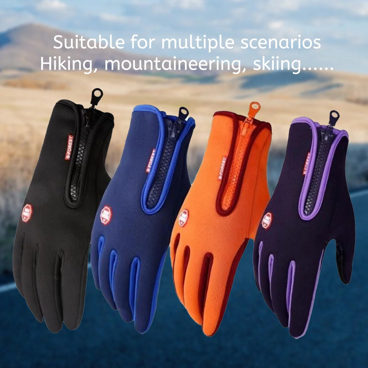 Winter Windproof Cycling Gloves – Non-Slip Outdoor Gloves