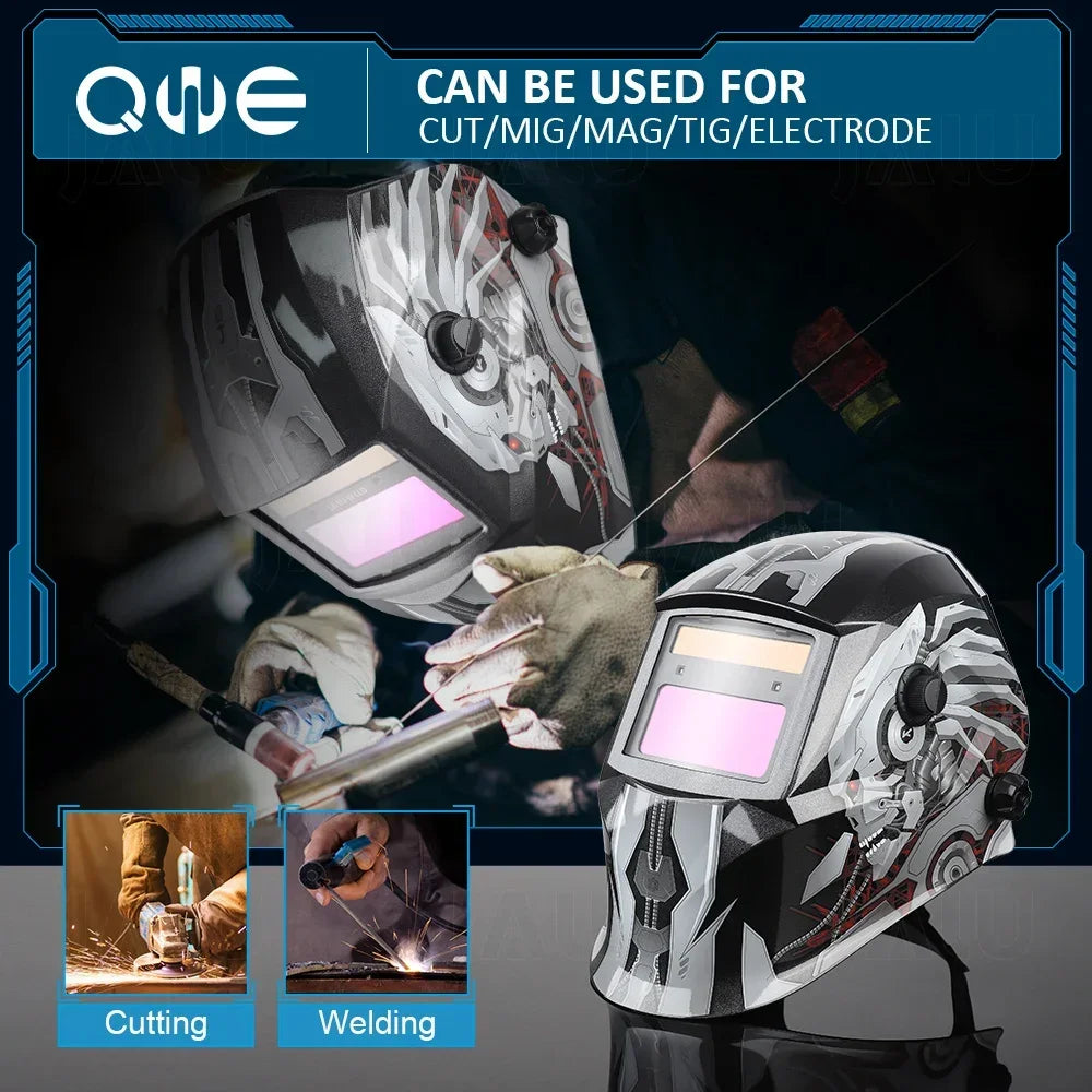 JALU Solar Auto-Darkening Welding Helmet