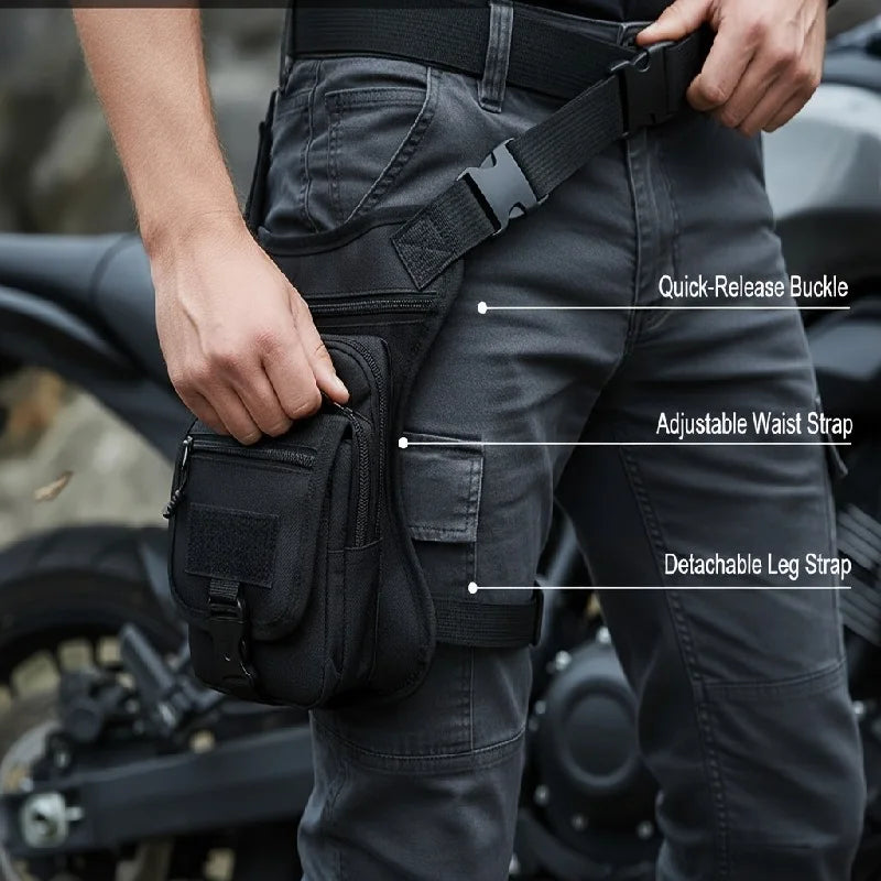 Waterproof Tactical Motorcycle Thigh Bag