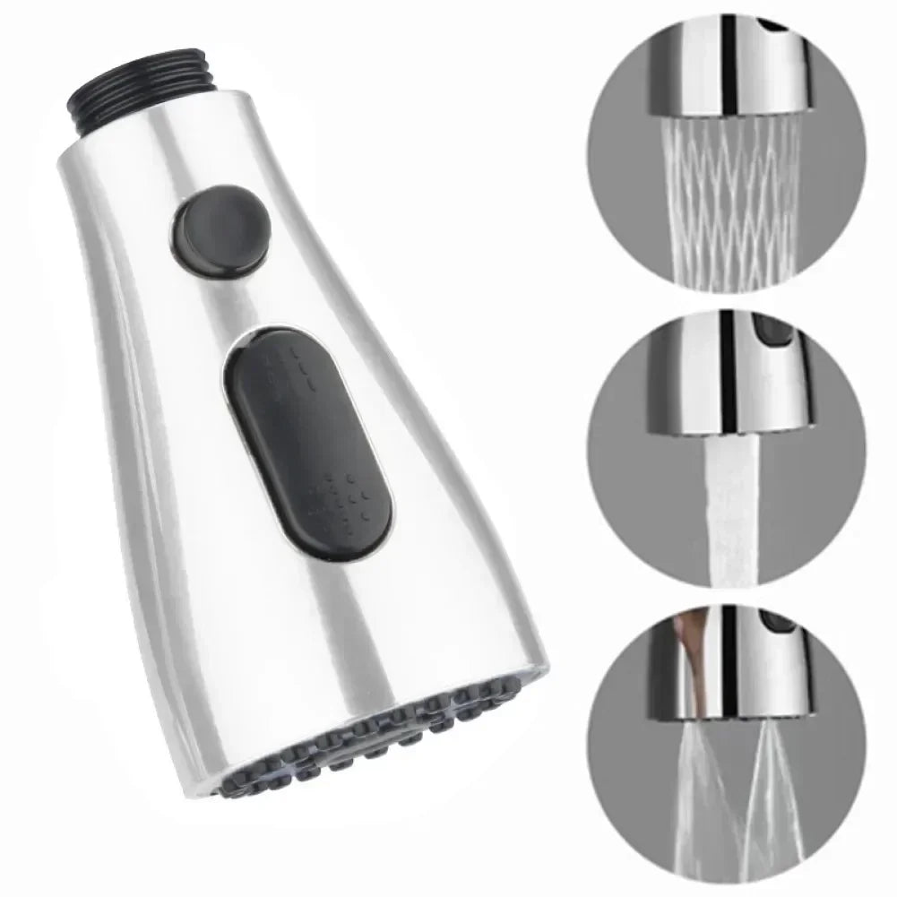 3-Mode Water-Saving Kitchen Faucet Spray Head